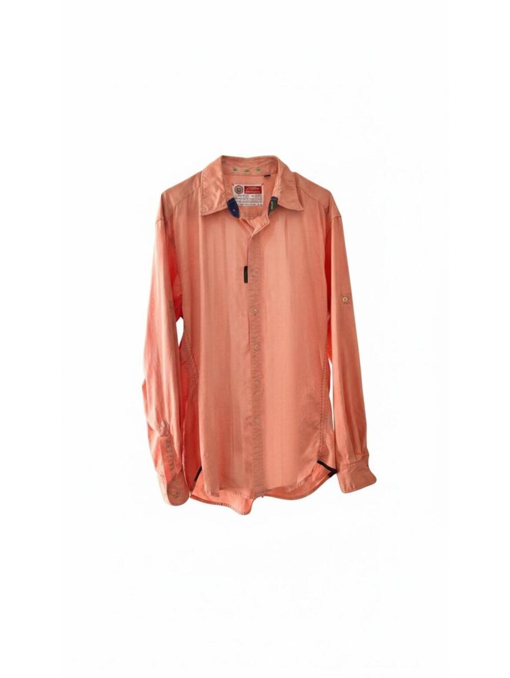 Robert Graham Men's SZ XL Shirt Button Front Light Orange